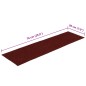 vidaXL Tappeti Adesivi Rettangolari per Scale 15 pz 76x20 cm Rossi vidaXL Tappeti Adesivi Rettangolari per Scale 15 pz 76x20 cm Rossi