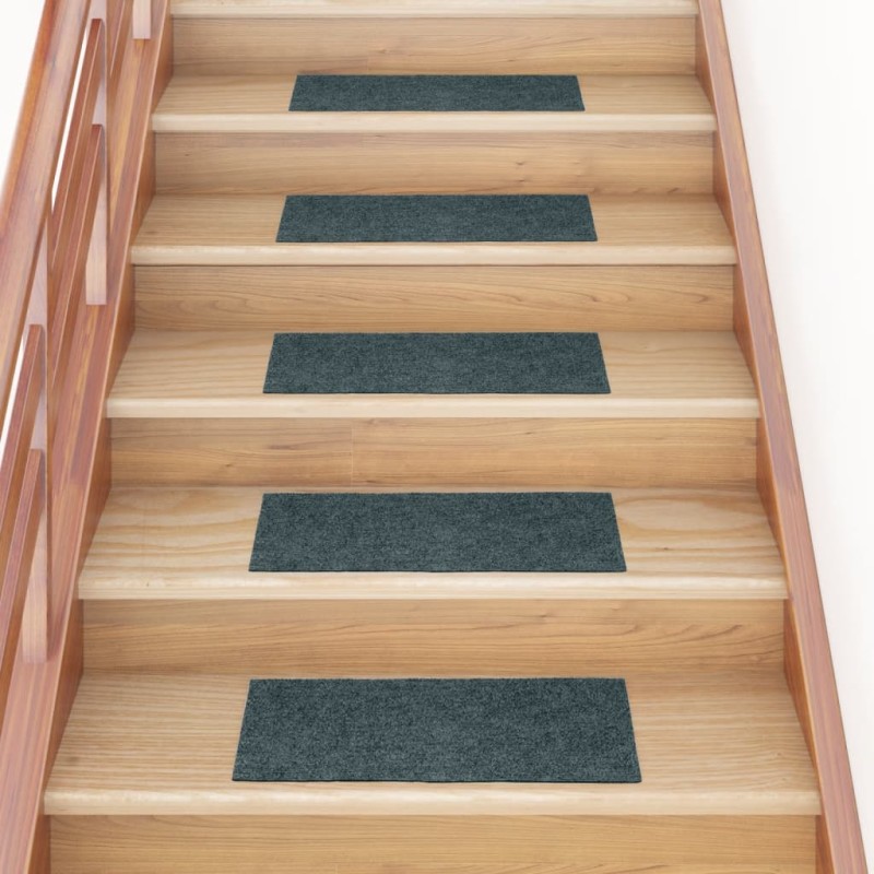 vidaXL Tappeti Adesivi Rettangolari per Scale 15 pz 60x25 cm Verdi vidaXL Tappeti Adesivi Rettangolari per Scale 15 pz 60x25 cm Verdi