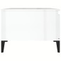 Tavolino Salotto Bianco Lucido 90x50x36,5 cm Legno Multistrato Tavolino Salotto Bianco Lucido 90x50x36,5 cm Legno Multistrato