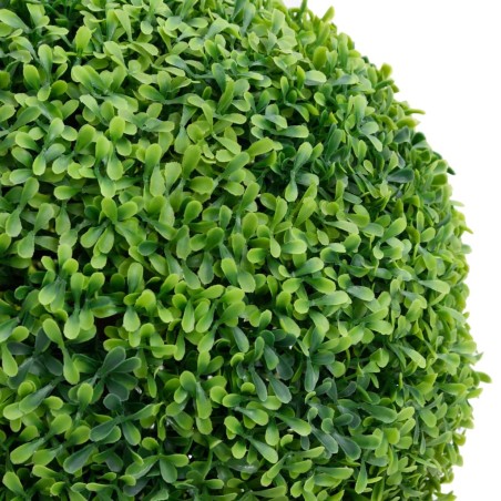 vidaXL Pianta di Bosso Artificiale a Sfera con Vaso Verde 50 cm