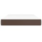 Materasso a Molle Marrone 120x200x20 cm in Similpelle Materasso a Molle Marrone 120x200x20 cm in Similpelle