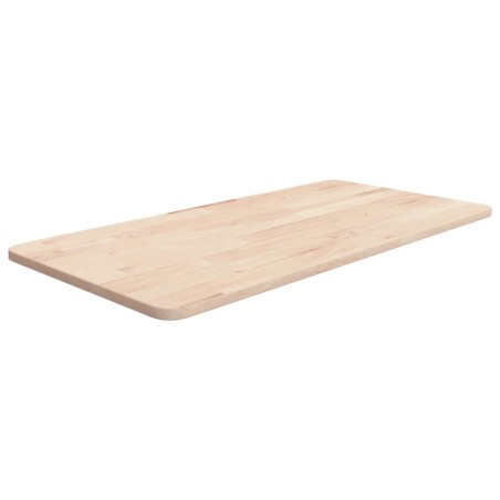 vidaXL Piano Bagno 80x40x1,5 cm Legno Massello Non Trattato