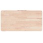 vidaXL Piano Bagno 80x40x1,5 cm Legno Massello Non Trattato