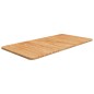 vidaXL Piano Bagno Marrone Chiaro 80x40x1,5cm Legno Massello Trattato