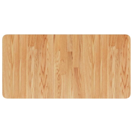 vidaXL Piano Bagno Marrone Chiaro 80x40x1,5cm Legno Massello Trattato