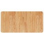 vidaXL Piano Bagno Marrone Chiaro 80x40x2,5cm Legno Massello Trattato
