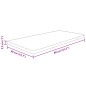 vidaXL Piano Bagno Marrone Chiaro 80x40x2,5cm Legno Massello Trattato