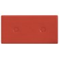vidaXL Pannelli Murali 12 pz Rossi 30x15 cm in Similpelle 0,54 m² vidaXL Pannelli Murali 12 pz Rossi 30x15 cm in Similpelle 0,54 m²