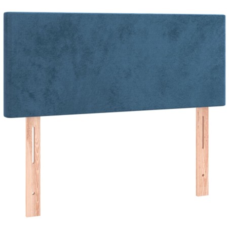 vidaXL Testiera Blu Scuro 80x5x78/88 cm in Velluto