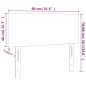 vidaXL Testiera Blu Scuro 80x5x78/88 cm in Velluto vidaXL Testiera Blu Scuro 80x5x78/88 cm in Velluto