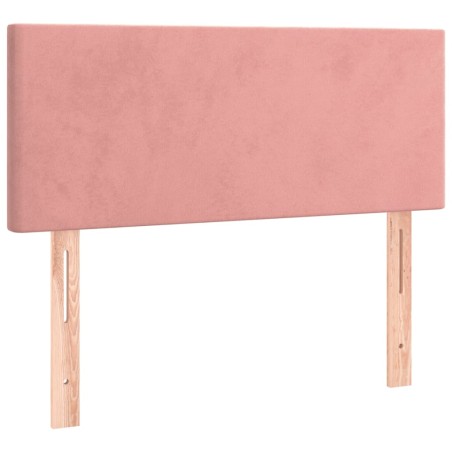 vidaXL Testiera Rosa 90x5x78/88 cm in Tessuto