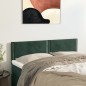vidaXL Testiere 2 pz Verde Scuro 72x5x78/88 cm in Velluto vidaXL Testiere 2 pz Verde Scuro 72x5x78/88 cm in Velluto