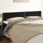 vidaXL Testiera 2 pz Nera 80x5x78/88 cm in Velluto