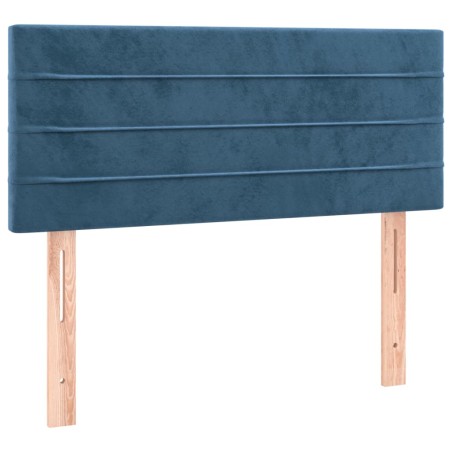 vidaXL Testiera Blu scuro 90x5x78/88 cm in Tessuto