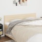 vidaXL Testiera 2 pz Crema 90x5x78/88 cm in Tessuto vidaXL Testiera 2 pz Crema 90x5x78/88 cm in Tessuto