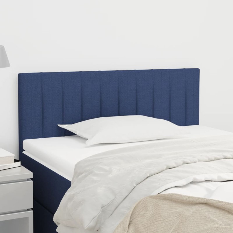 vidaXL Testiera Blu 80x5x78/88 cm in Tessuto vidaXL Testiera Blu 80x5x78/88 cm in Tessuto