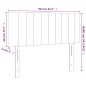 vidaXL Testiera Rosa 90x5x78/88 cm in Tessuto vidaXL Testiera Rosa 90x5x78/88 cm in Tessuto