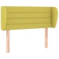 Testiera ad Orecchio Verde 103x23x78/88 cm in Similpelle Testiera ad Orecchio Verde 103x23x78/88 cm in Similpelle