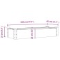 vidaXL Fioriera Giardino con Fodera Grigia 120x45x25cm Massello Abete vidaXL Fioriera Giardino con Fodera Grigia 120x45x25cm Massello Abete