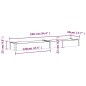 vidaXL Fioriera Giardino con Fodera Grigia 240x45x25 cm Massello Abete