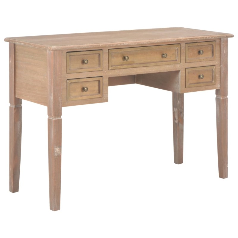 vidaXL Scrivania Marrone 109,5x45x77,5 cm in Legno vidaXL Scrivania Marrone 109,5x45x77,5 cm in Legno