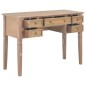 vidaXL Scrivania Marrone 109,5x45x77,5 cm in Legno vidaXL Scrivania Marrone 109,5x45x77,5 cm in Legno