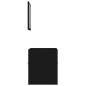 vidaXL Set Mobili da Bagno 2 pz Nero in Legno Multistrato vidaXL Set Mobili da Bagno 2 pz Nero in Legno Multistrato