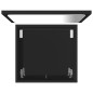 vidaXL Set Mobili da Bagno 2 pz Nero in Legno Multistrato vidaXL Set Mobili da Bagno 2 pz Nero in Legno Multistrato