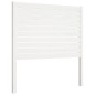 vidaXL Testiera per Letto Bianca 81x4x100 cm in Legno Massello di Pino vidaXL Testiera per Letto Bianca 81x4x100 cm in Legno Massello di Pino