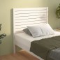 vidaXL Testiera per Letto Bianca 81x4x100 cm in Legno Massello di Pino vidaXL Testiera per Letto Bianca 81x4x100 cm in Legno Massello di Pino
