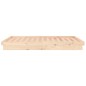 vidaXL Giroletto con LED 200x200 cm in Legno Massello