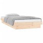 vidaXL Giroletto con LED 90x190 cm Single in Legno Massello vidaXL Giroletto con LED 90x190 cm Single in Legno Massello