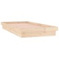 vidaXL Giroletto con LED 90x190 cm Single in Legno Massello vidaXL Giroletto con LED 90x190 cm Single in Legno Massello