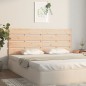 vidaXL Testiera per Letto 120x3x80 cm in Legno Massello di Pino vidaXL Testiera per Letto 120x3x80 cm in Legno Massello di Pino