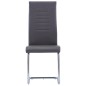 vidaXL Set Sala da Pranzo 5 pz in Similpelle Grigio vidaXL Set Sala da Pranzo 5 pz in Similpelle Grigio