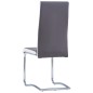 vidaXL Set Sala da Pranzo 5 pz in Similpelle Grigio vidaXL Set Sala da Pranzo 5 pz in Similpelle Grigio