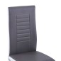 vidaXL Set Sala da Pranzo 5 pz in Similpelle Grigio vidaXL Set Sala da Pranzo 5 pz in Similpelle Grigio