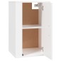 Mobili Porta TV a Parete 2 pz Bianco 40x34,5x60 cm Mobili Porta TV a Parete 2 pz Bianco 40x34,5x60 cm