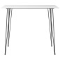 vidaXL Set da Bar 7 pz Bianco e Grigio vidaXL Set da Bar 7 pz Bianco e Grigio