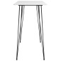 vidaXL Set da Bar 7 pz Bianco e Grigio vidaXL Set da Bar 7 pz Bianco e Grigio