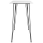 vidaXL Set da Bar 5 pz Bianco e Grigio vidaXL Set da Bar 5 pz Bianco e Grigio