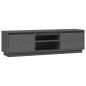 Mobile Porta TV Grigio 140x35x40 cm in Legno Massello di Pino Mobile Porta TV Grigio 140x35x40 cm in Legno Massello di Pino