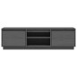 Mobile Porta TV Grigio 140x35x40 cm in Legno Massello di Pino Mobile Porta TV Grigio 140x35x40 cm in Legno Massello di Pino
