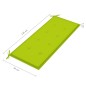 vidaXL Panchina da Giardino 2 Posti e Cuscino 120cm Massello Eucalipto vidaXL Panchina da Giardino 2 Posti e Cuscino 120cm Massello Eucalipto