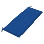 vidaXL Panca da Giardino 3 Posti con Cuscino 150cm Grigia in Eucalipto vidaXL Panca da Giardino 3 Posti con Cuscino 150cm Grigia in Eucalipto