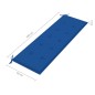 vidaXL Panca da Giardino 3 Posti con Cuscino 150cm Grigia in Eucalipto vidaXL Panca da Giardino 3 Posti con Cuscino 150cm Grigia in Eucalipto