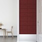 Pannelli Murali 12 pz Rosso Vino 60x30 cm in Tessuto 2,16 m² Pannelli Murali 12 pz Rosso Vino 60x30 cm in Tessuto 2,16 m²