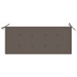 vidaXL Panca da Giardino con Cuscino 120 cm in Bambù vidaXL Panca da Giardino con Cuscino 120 cm in Bambù