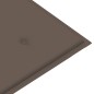 vidaXL Panca da Giardino con Cuscino 120 cm in Bambù vidaXL Panca da Giardino con Cuscino 120 cm in Bambù