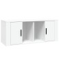 Mobile Porta TV Bianco 100x35x40 cm in Legno Multistrato Mobile Porta TV Bianco 100x35x40 cm in Legno Multistrato